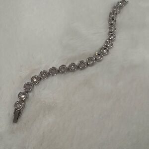 Touchstone Crystal Silver Bracelet